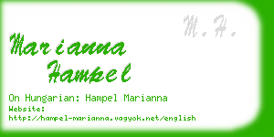 marianna hampel business card